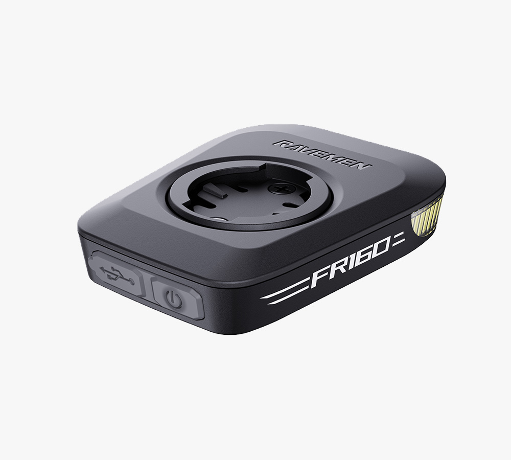 Ravemen FR160 akkumulátoros első lámpa Garmin/IGPSport GPS konzolra