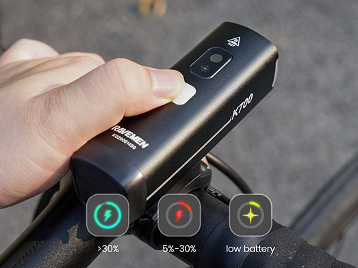 Ravemen K700 akkumulátoros első lámpa