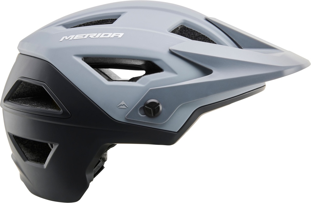 Fejvédő MERIDA TRAILBANGER 58-62cm matt szürke/matt fekete - 15 szellőző