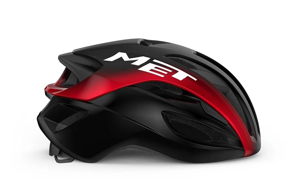 MET Rivale Mips kerékpáros sisak [fényes fekete-metál piros, 52-56 cm (S)]