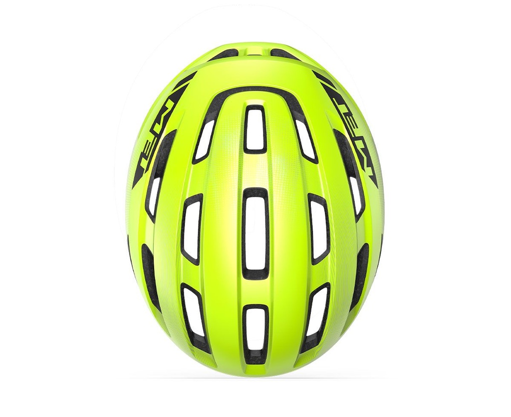 MET Miles kerékpáros sisak [fényes fluo sárga, 52-58 cm (S/M)]