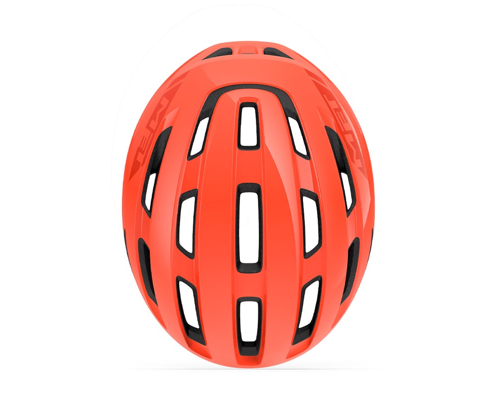 MET Miles kerékpáros sisak [fényes korall, 58-61 cm (M/L)]