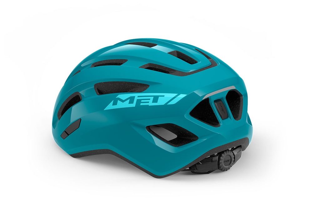 MET Miles kerékpáros sisak [fényes zöldeskék, 52-58 cm (S/M)]