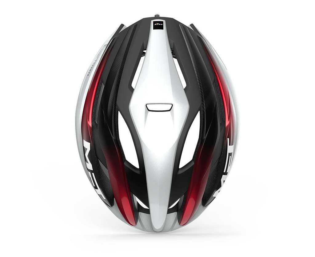 MET Trenta Mips kerékpáros sisak [fényes fehér-fekete-piros, 56-58 cm (M)]