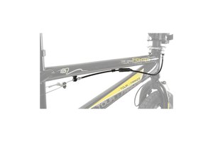 FÉKHUZAL HÁTSÓ KOMPLETT 1200 MM - BMX ROTORHOZ FEKETE