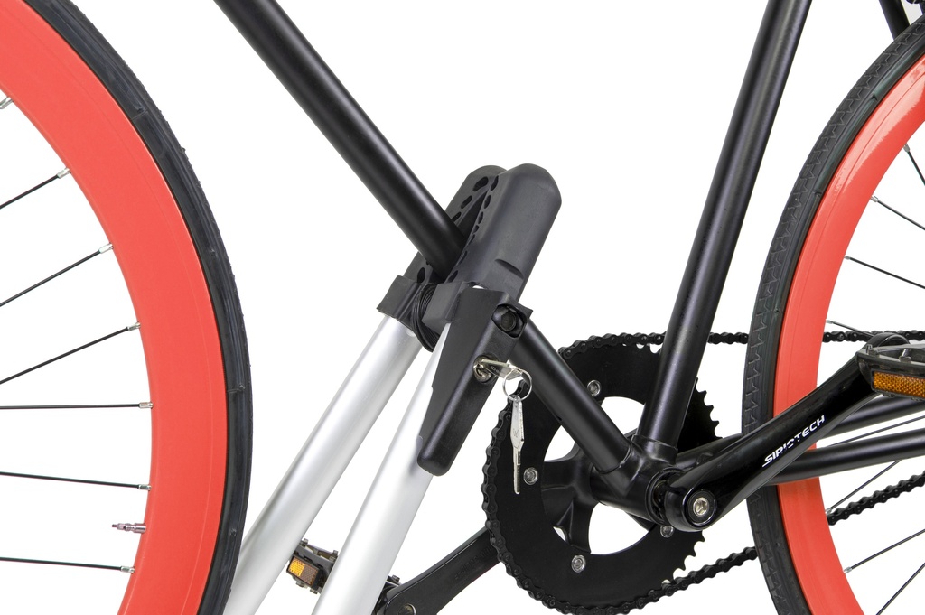 Menabo Juza kerékpárszállító tetőcsomagtartóra [ezüst-fekete]