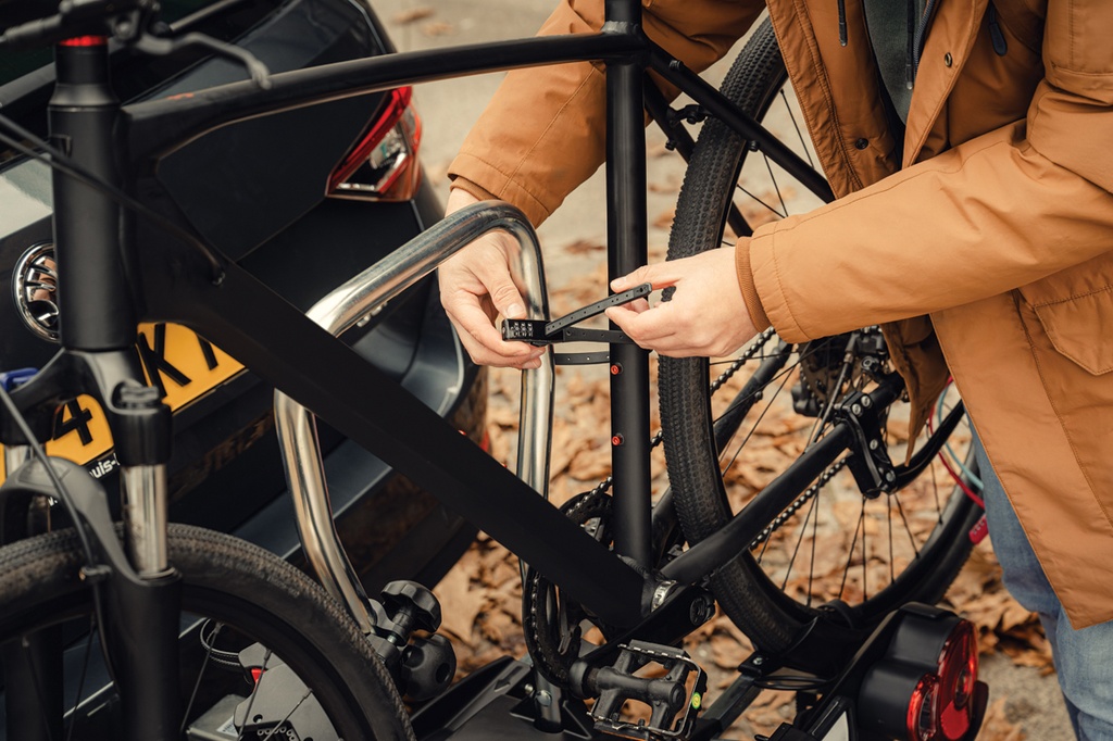 Trelock Strap-it számzáras huzalos zár [fekete]