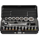 Granite Hex bits & Socket Ratchel tool box nyomatékkulcs készlet