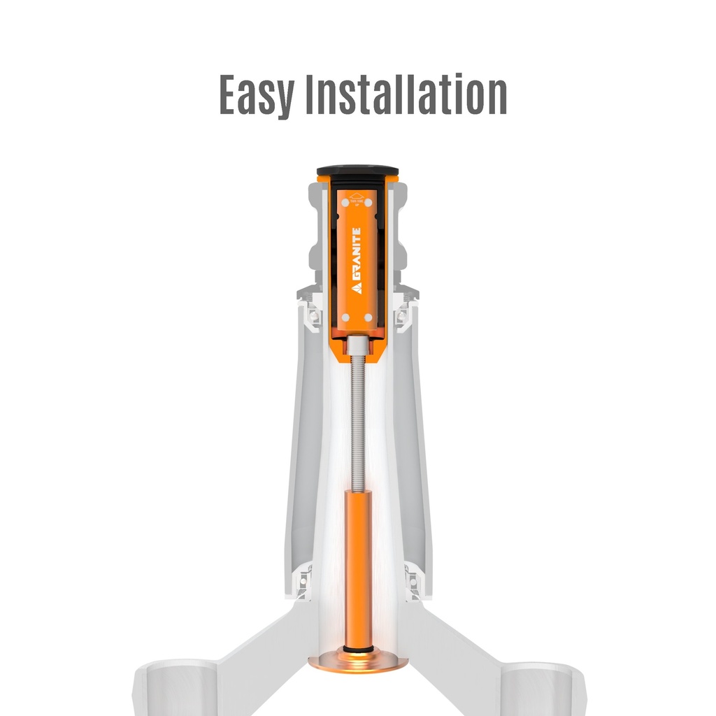 Granite Stash Multi-Tool villanyakban tárolható zsebszerszám [narancs, tapered]