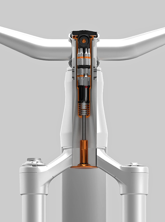 Granite Stash RT Ratchet villanyakban tárolható zsebszerszám [narancs]