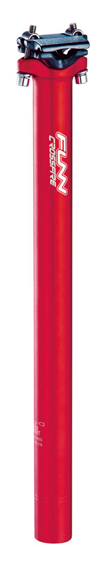 FUNN Crossfire nyeregcső [piros, 31.6 mm, 400 mm]