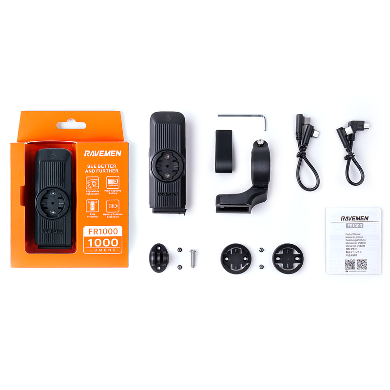 Ravemen FR1000 akkumulátoros első lámpa