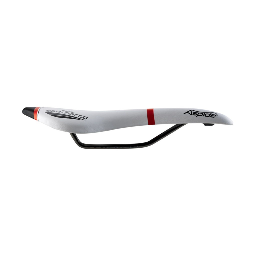 Selle San Marco Aspide Open-Fit Racing nyereg [132 mm, fehér, 277 mm]