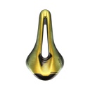 Selle San Marco Shortfit 2.0 Open-Fit Racing Iridescent Gold nyereg [140 mm, 255 mm]