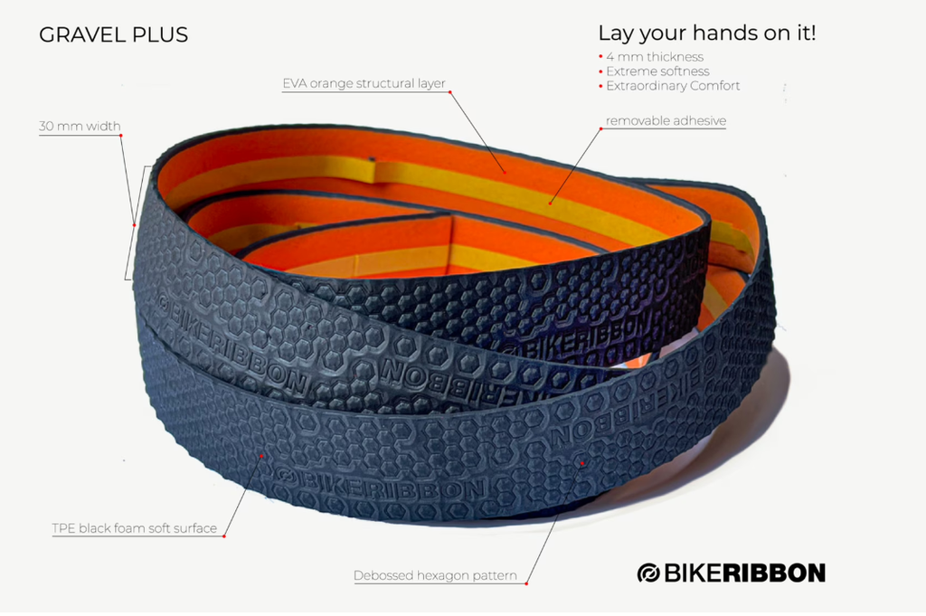 Bike Ribbon Gravel Plus kormányszalag (bandázs) [fekete]