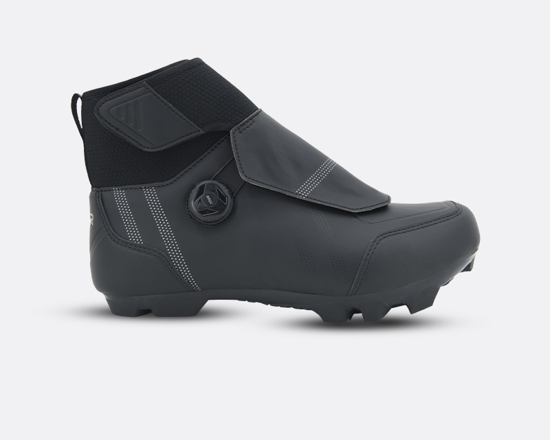 FLR Defender II Pro Dial MTB téli kerékpáros cipő [fekete, 42]