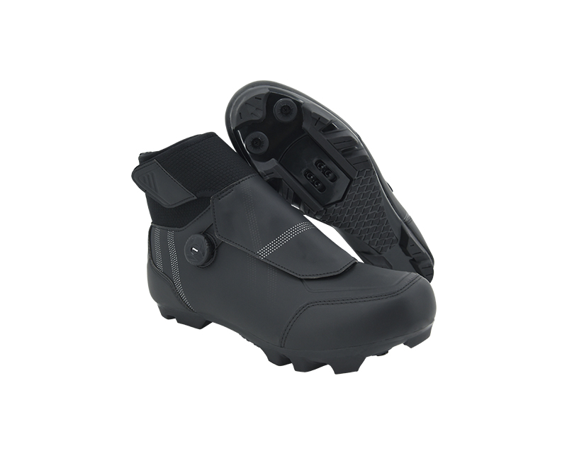 FLR Defender II Pro Dial MTB téli kerékpáros cipő [fekete, 43]