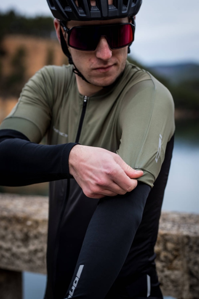 Superior Race SS rövid ujjú mez [olive green-fekete, S]