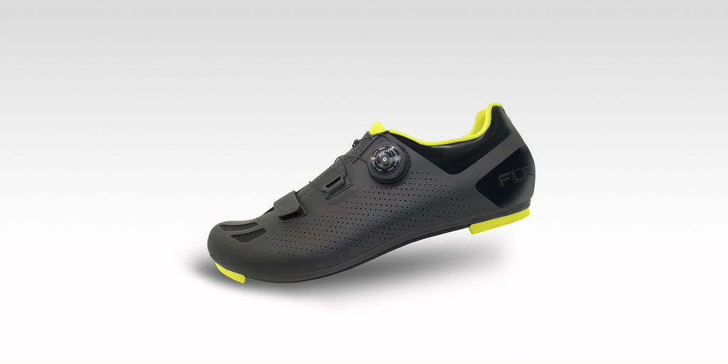 FLR F-11 országúti cipő [fekete-neon sárga, 46]