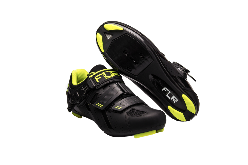 FLR F-15 III országúti cipő [fekete-neon sárga, 40]