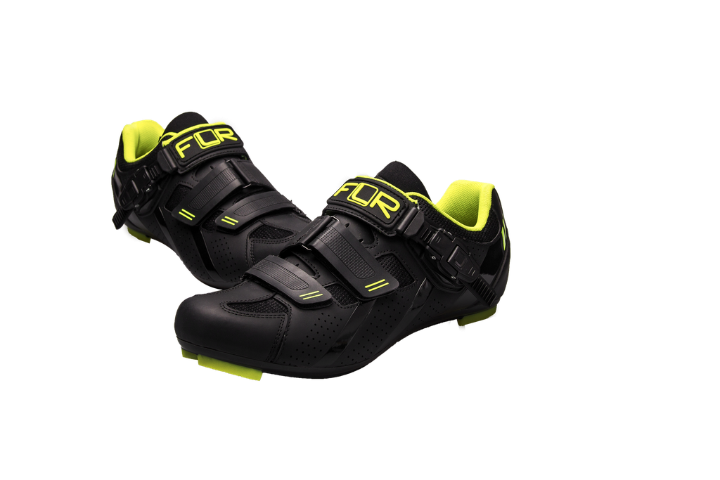 FLR F-15 III országúti cipő [fekete-neon sárga, 41]