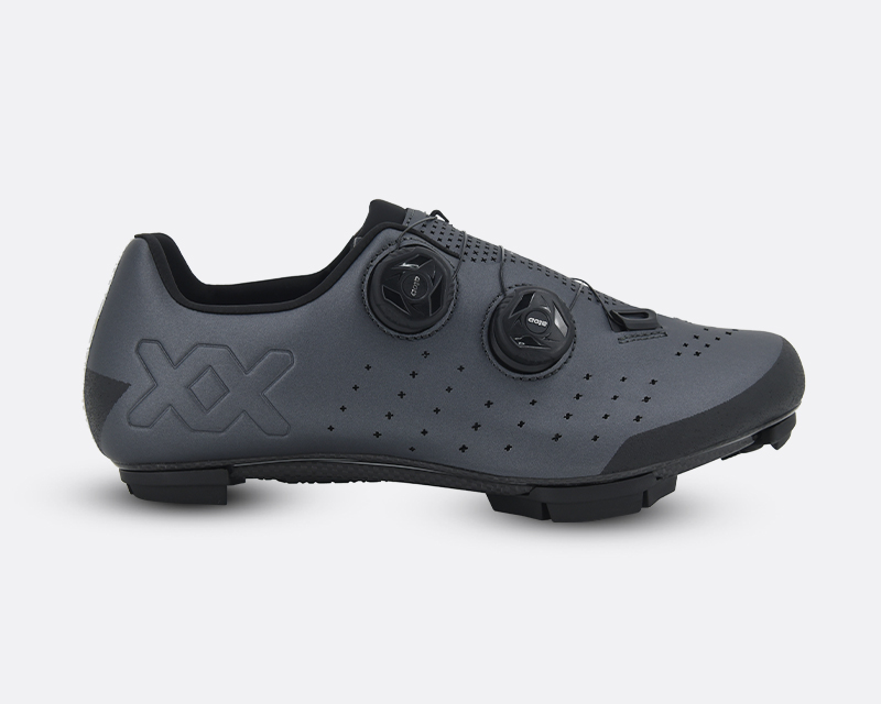 FLR FX9 MTB cipő [metálszürke, 44]