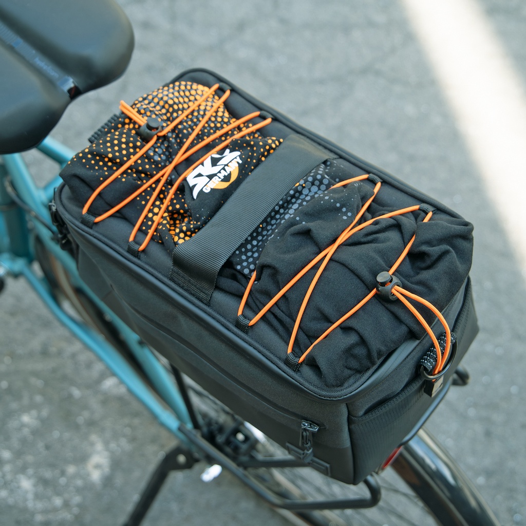 SKS-Germany Infinity Urban Trunkbag kompakt táska csomagtartó tetejére [fekete]