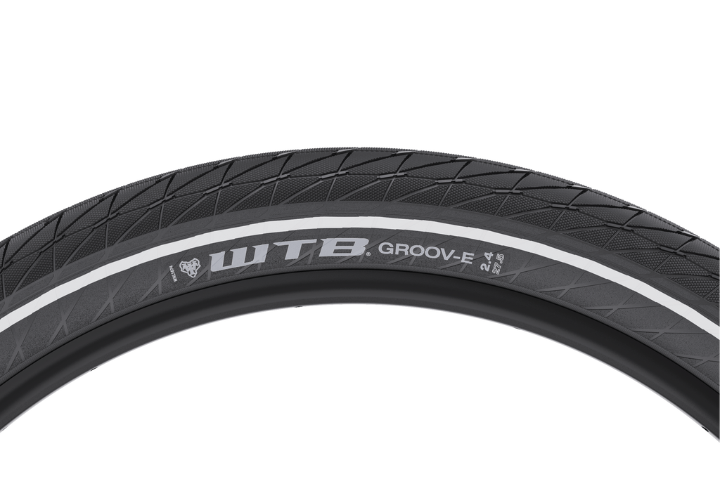 WTB Groov-E Comp Flat Guard E-50 reflexcsíkos drótperemes 29er gumiköpeny [2.4, fekete]