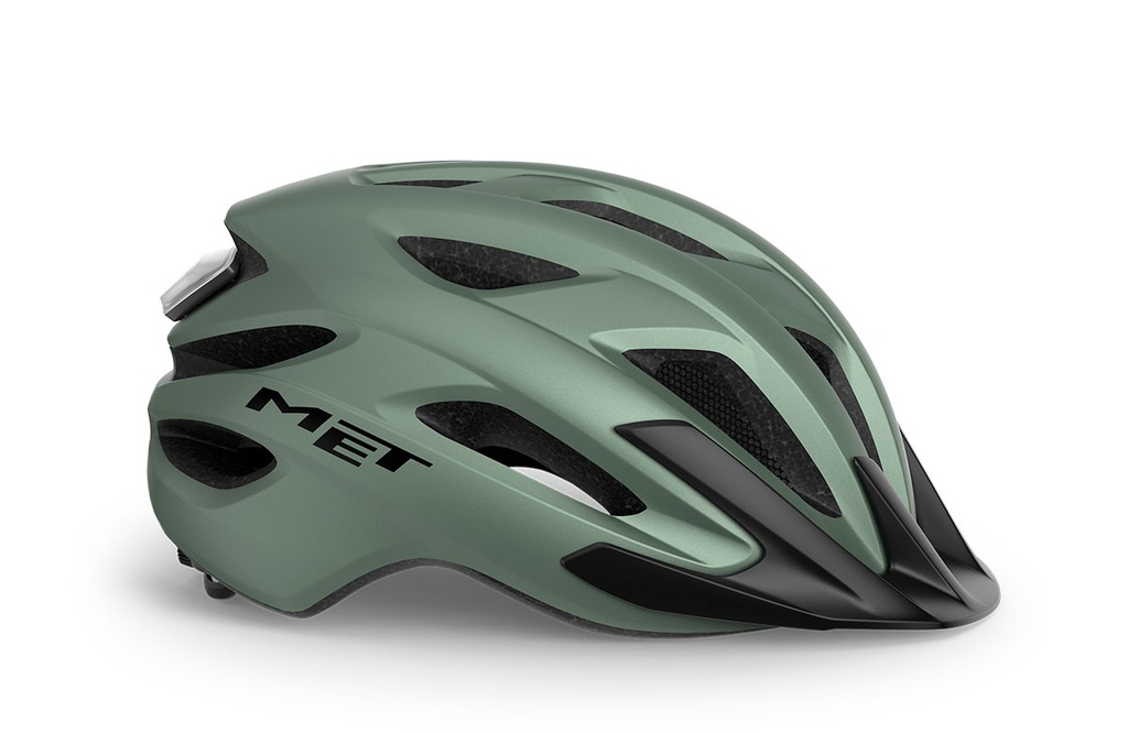 MET Crossover New kerékpáros sisak [zsályazöld, 52-59 cm (Uni)]
