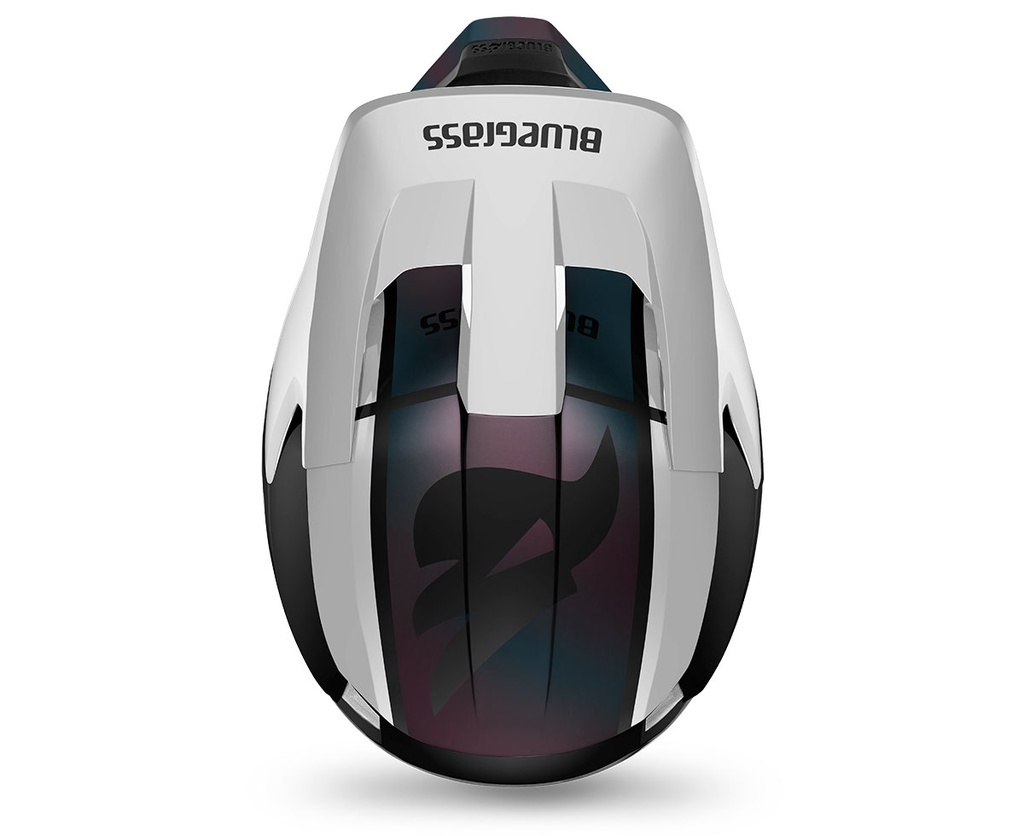 Bluegrass Legit fullface kerékpáros sisak [matt fehér-iridescent, 58-60 cm (L)]