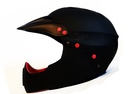 Safety Labs Stamina fullface kerékpáros sisak [matt fekete-piros, 58-61 cm (L)]
