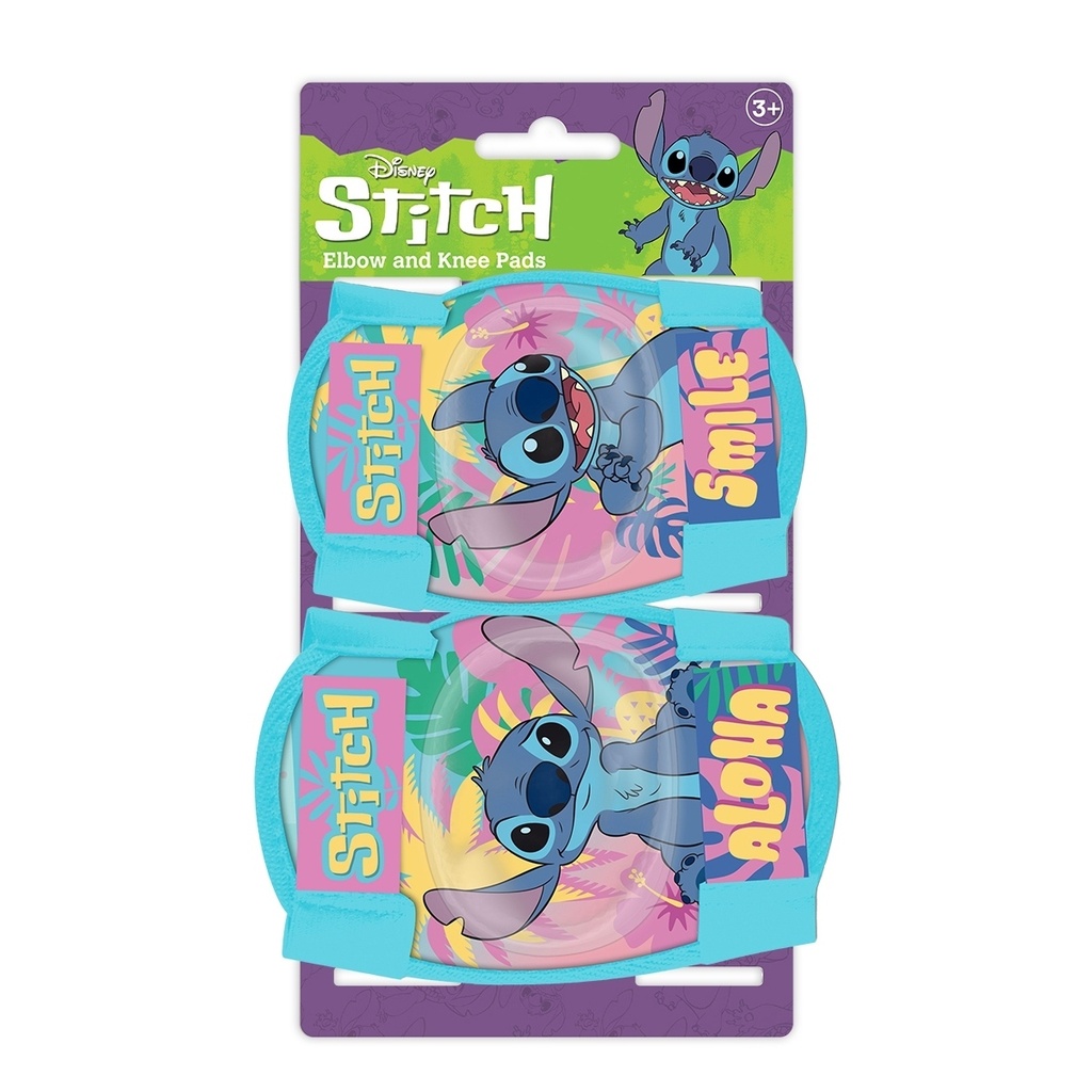 D TÉRD- ÉS KÖNYÖKVÉDŐ GYERMEK STITCH TÜRKIZ