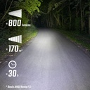 Lámpa SIGMA BUSTER 800 HL fejvédőre - 19810