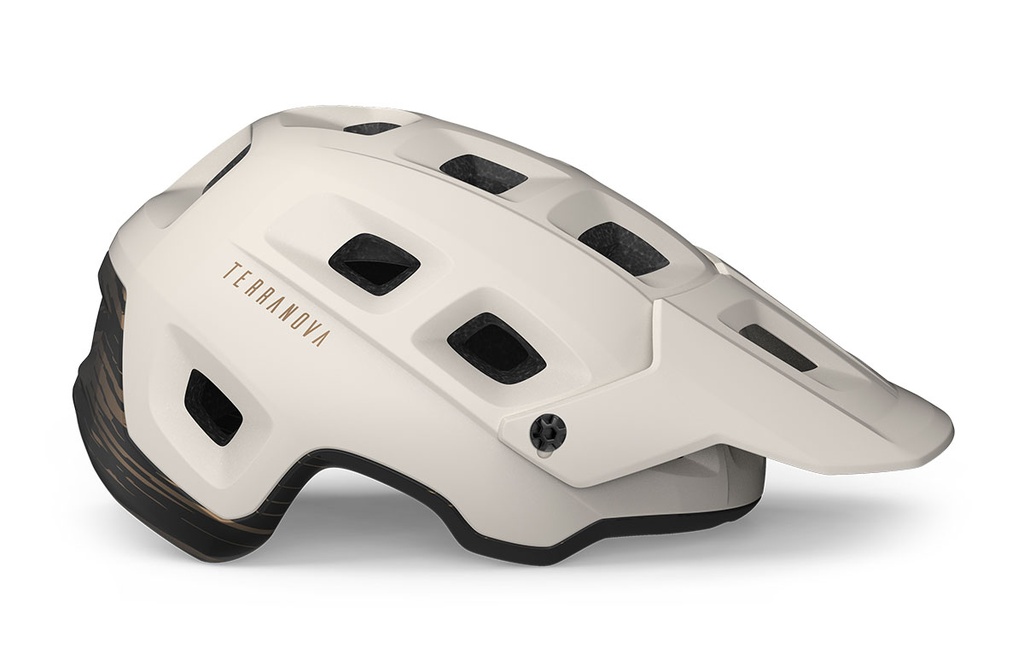 MET Terranova kerékpáros sisak [matt törtfehér-bronz, 58-61 cm (L)]