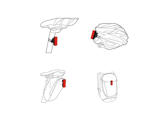 Ravemen TR20 akkumulátoros hátsó lámpa
