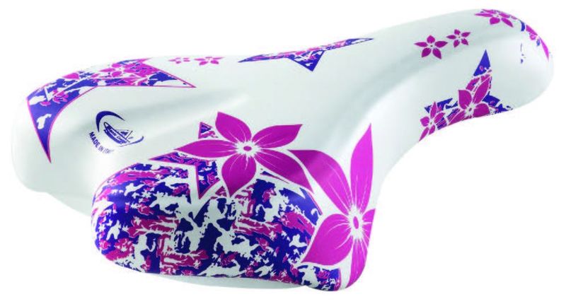 Monte Grappa 996 16"-20" gyereknyereg fehér/pink
