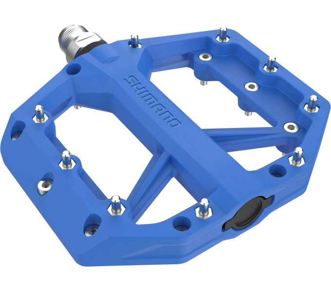 SHIMANO PEDAL, PD-GR400, W/O REFLECTOR, BLUE, IND.PACK