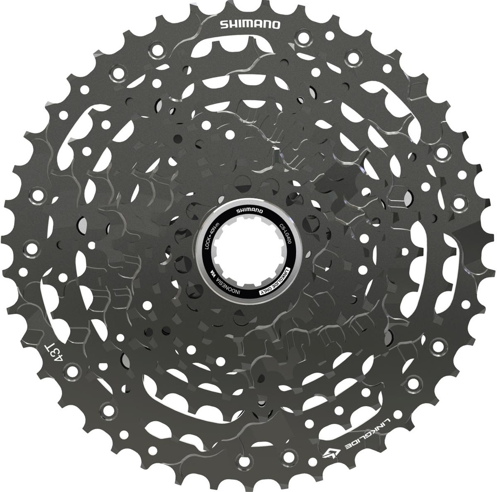 SHIMANO CASSETTE SPROCKET, CS-LG400-11, CUES, 11-SPEED, 11-13-15-17-20-23-26-30-