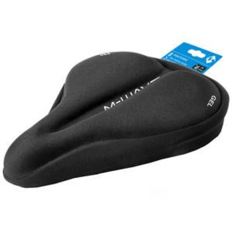 M-Wave Atomic géles nyereghuzat 265×290mm fekete