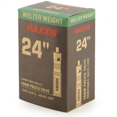 Belső Maxxis 24X1.5/2.5 WELTER WEIGHT Presta szelepes 48mm 148g
