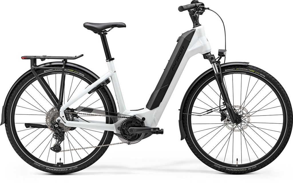 MERIDA eFLOAT CITY 400 EQ I2 S GYÖNGYFEHÉR (FEGYVERSZÜRKE) - BOSCH