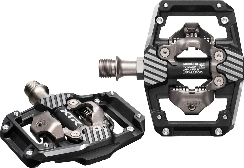 SHIMANO PEDAL, PD-M9220, XTR, SPD PEDAL, W/O REFLECTOR, W/CLEAT(CL-MT001), IND.P