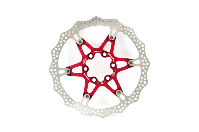 a2Z ATD 6 csavaros féktárcsa [piros, 180 mm]