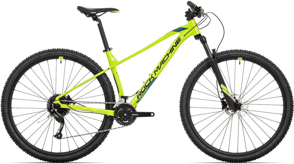Rock Machine Torrent 20-29 XC kerékpár [17" (M), fényes sárga/fekete/kék]