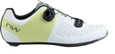 Cipő NORTHWAVE ROAD STORM CARBON 43,5 FEHÉR/ZÖLD (MATCHA)