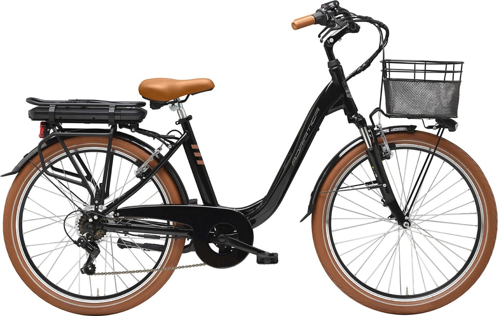ADRIATICA E2 26" 2026 e-bike női fekete