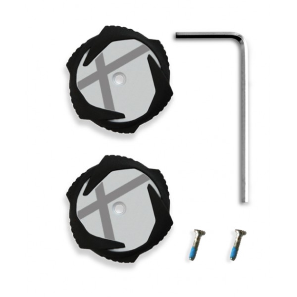 NORTHWAVE CIPŐTARTOZÉK SLWX / SLW3 csat, csak tekerőgomb, fehér/fekete