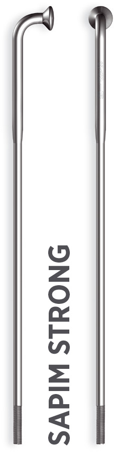 Küllő SAPIM STRONG Inox 14G 290mm J-Bend + Polyax réz 14G 12mm ezüst