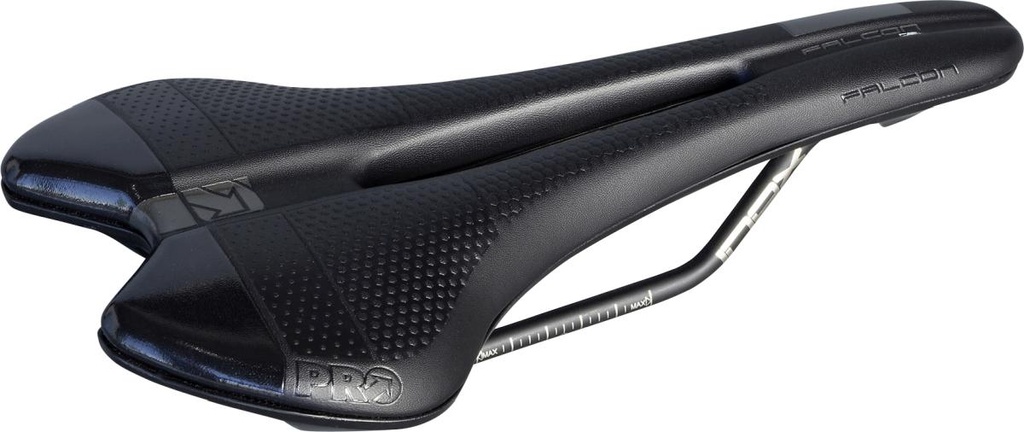 PRO Falcon Gel nemesacél sín AF nyereg 142mm fekete