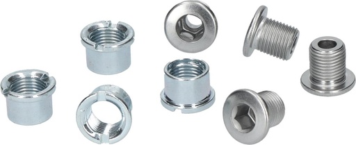 [#PL-Y1FM98020] SHIMANO FC-M540 DOUBLE GEAR FIXING BOLT (M8*8.5)&NUT(4 SETS)